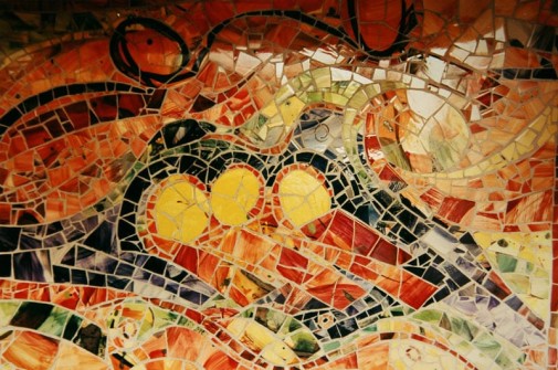 "Hot" Mosaic Mural