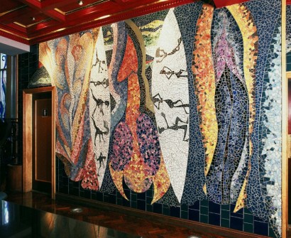 "Flirting with Venus II" Wall mosaic, 15 sq metres